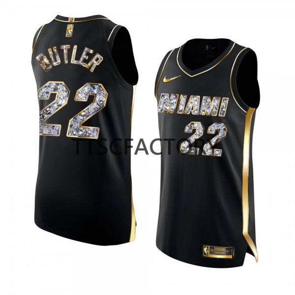 Miami Heat Trikot Jimmy Butler 22 Nike 2022 Playoffs Schwarz Swingman - Herren Miami Heat Trikot Jimmy Butler 22 Nike 2022 Playoffs Schwarz Swingman - Herren